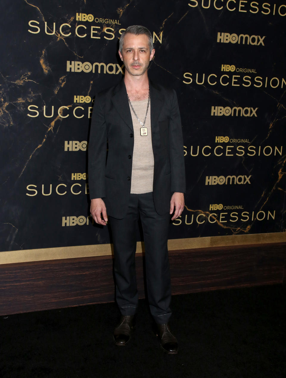 Jeremy Strong attends the ‘Succession’ Season 3 Premiere at the Museum of Natural History in New York City. - Credit: Steven Bergman/AFF-USA.COM / MEGA