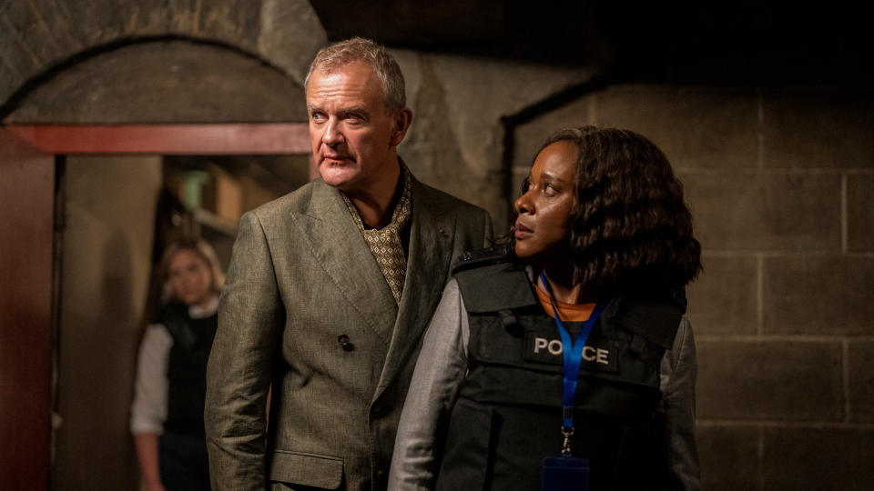 Hugh Bonneville hides a dark secret in Netflix thriller I Came By. (Netflix)