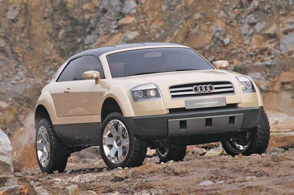 <p>Audi’s 1990s concept cars made tantalising display pieces, but this is probably the most significant and prescient one of the era, a compact crossover that heralded the leading design trend of the 20th century. It had three doors, a removeable carbonfibre hardtop, and a <strong>3.2-litre V6</strong> engine, and although you could never actually buy one its influence did eventually feed into the production Q3. Still looks great today…</p>