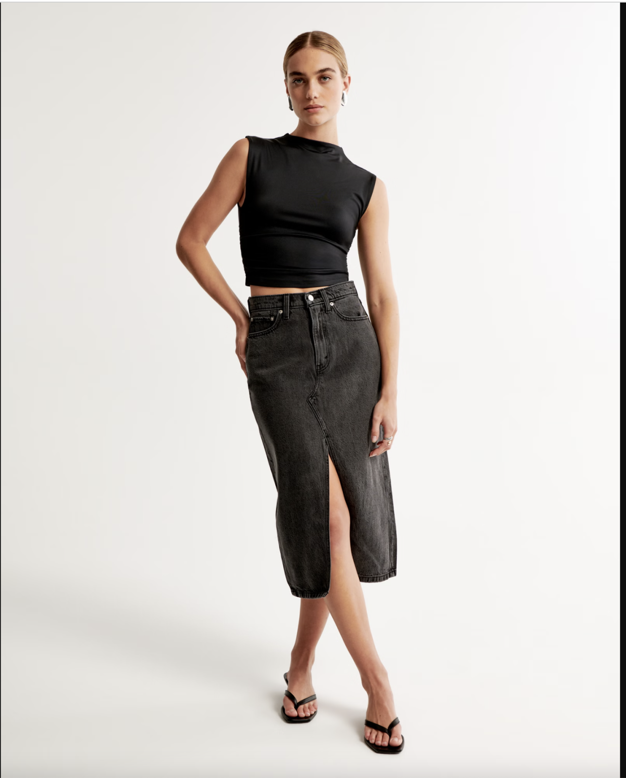 <p><a href="https://go.redirectingat.com?id=74968X1596630&url=https%3A%2F%2Fwww.abercrombie.com%2Fshop%2Fus%2Fp%2Fdenim-midi-skirt-52571823&sref=https%3A%2F%2Fwww.cosmopolitan.com%2Fstyle-beauty%2Ffashion%2Fg27546574%2Fsummer-work-office-outfits%2F" rel="nofollow noopener" target="_blank" data-ylk="slk:Shop Now;elm:context_link;itc:0;sec:content-canvas" class="link rapid-noclick-resp">Shop Now</a></p><p>Denim Midi Skirt</p><p>abercrombie.com</p><p>$48.00</p>