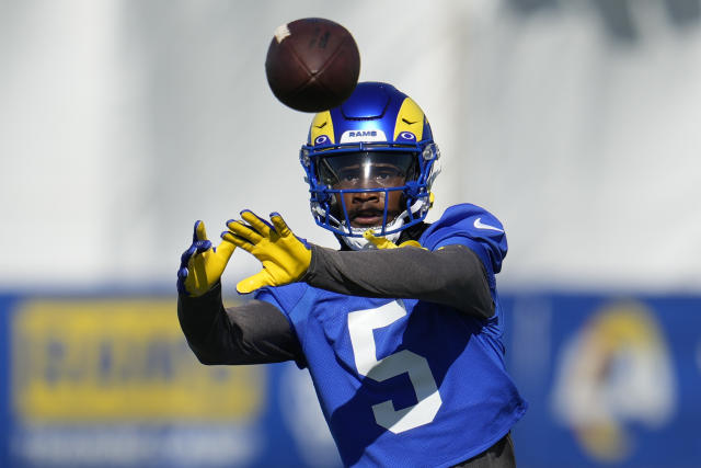 Tutu Atwell is being moved around in Rams' offense, could help his case for No. 3 WR role - Yahoo Sports