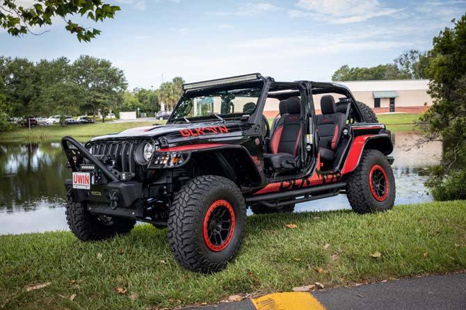 SEMA-Style Black Mountain Jeep Wrangler JLUR Is A Serious Off-Roader