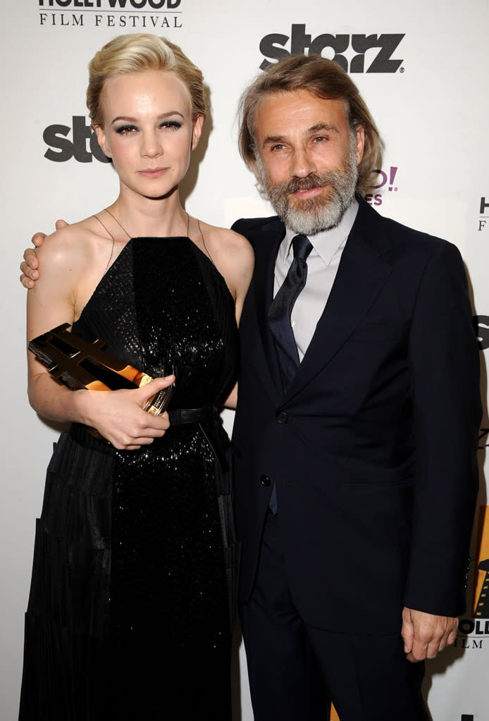 15th Annual Hollywood Film Awards Carey Mulligan Christoph Waltz