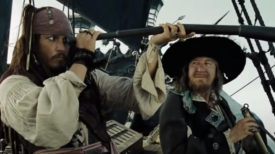 Jack Sparrow And Hector Barbossa (Pirates Of The Caribbean: At World's End)