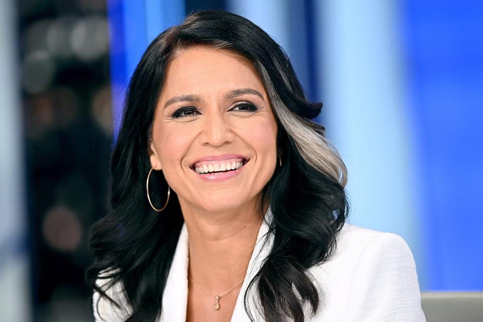 Tulsi Gabbard, a former Democratic US congresswoman, has been touted as a possible running mate of Donald Trump (Getty Images)