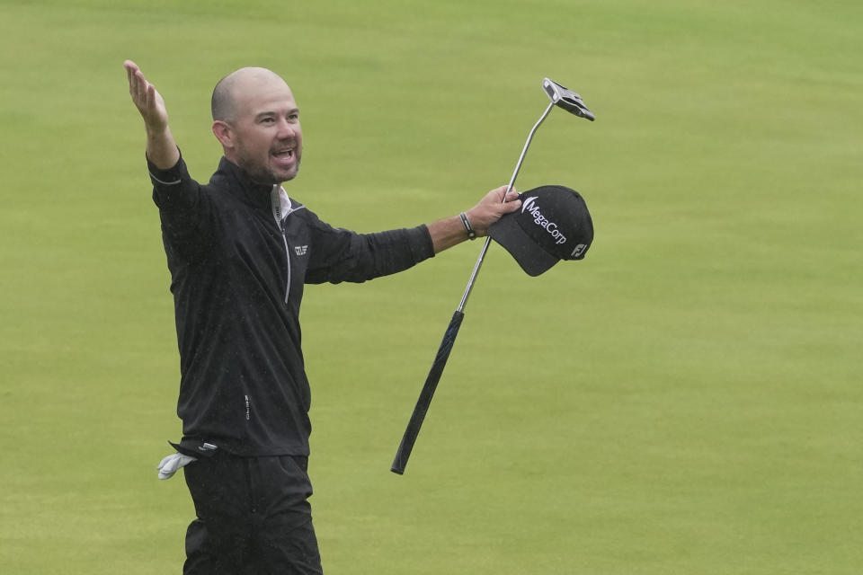 Brian Harman rolled to a dominant six-shot win at the British Open on Sunday