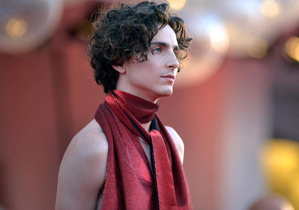 El actor estadounidense Timothee Chalamet en el 79 Festival Internacional de Cine de Venecia 2022. Bones And All Red Carpet. Venecia (Italia), 2 de septiembre de 2022 (Fotografía de Rocco Spaziani/Archivio Spaziani/Mondadori Portfolio via Getty Images)