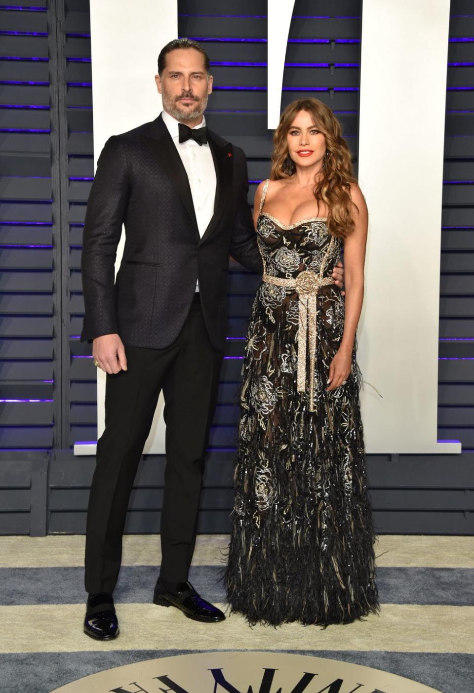 vanity fair after party 2019, joe manganiello and sofia vergara