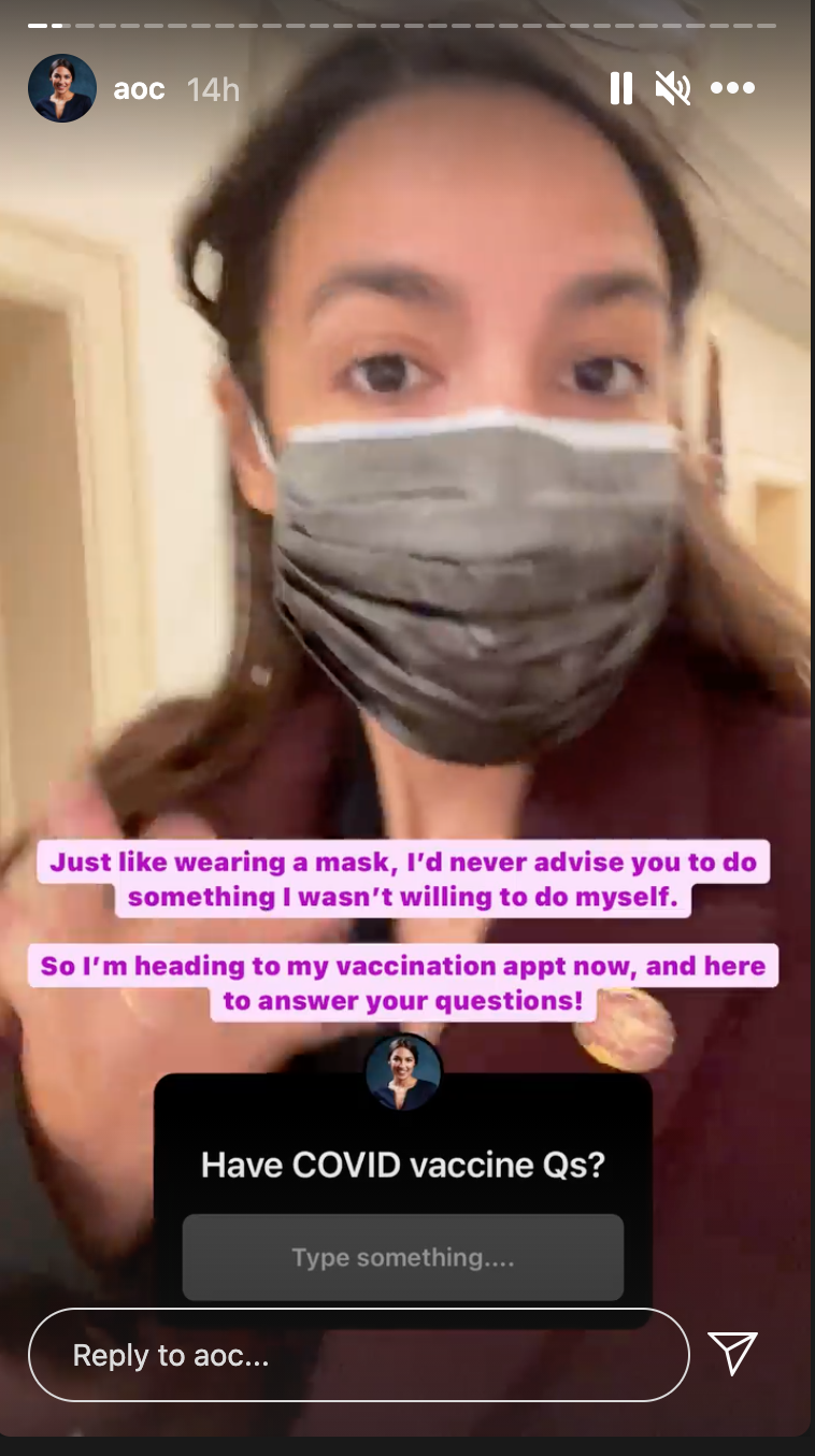 Photo credit: Alexandria Ocasio-Cortez - Instagram