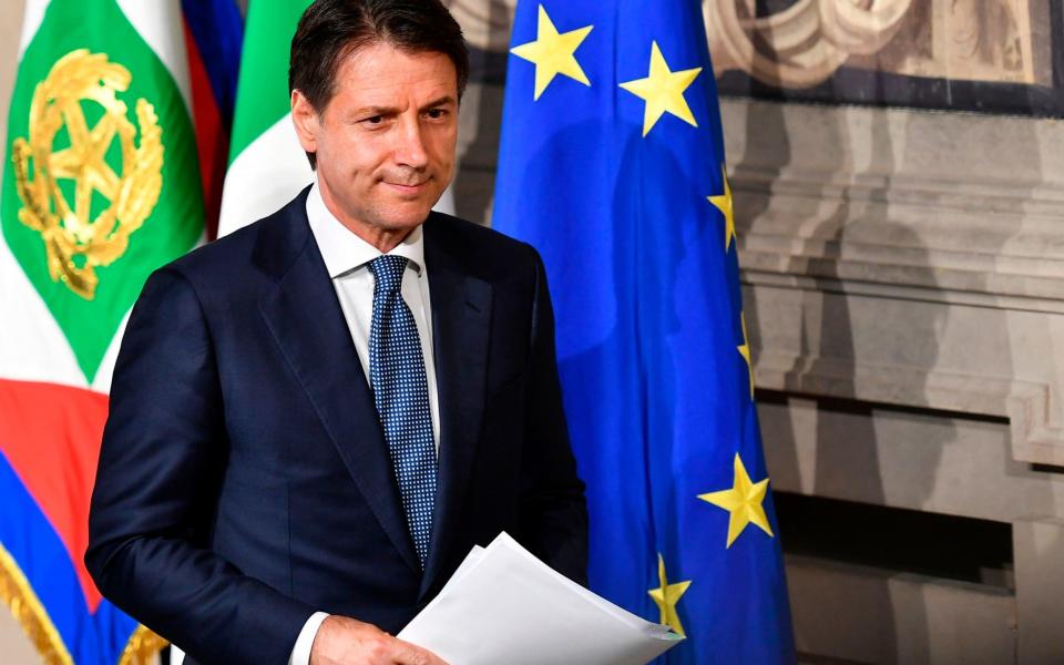 Giuseppe Conte was appointed Italy's next prime minister by the country's president - AFP