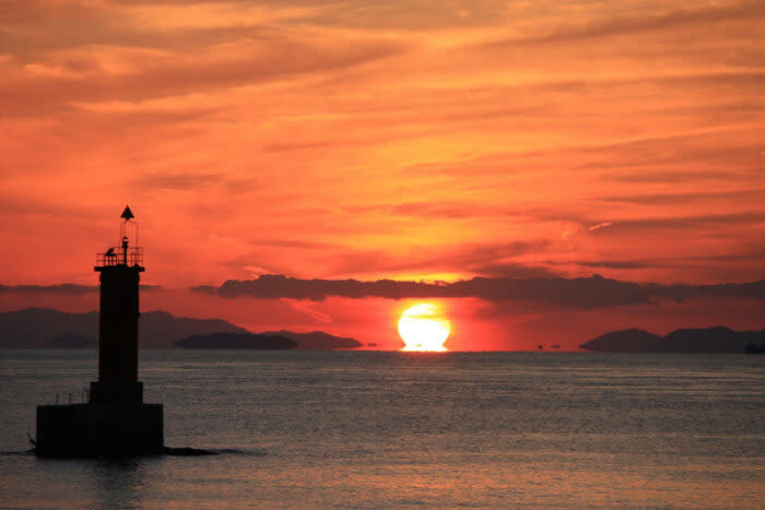 達摩夕陽的形成原因