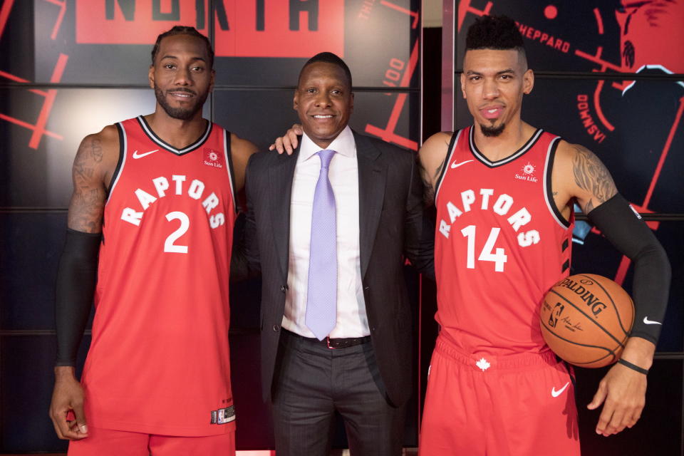 The Raptors’ effort to keep Kawhi in Toronto begins in earnest tonight. (Chris Young/The Canadian Press via AP)