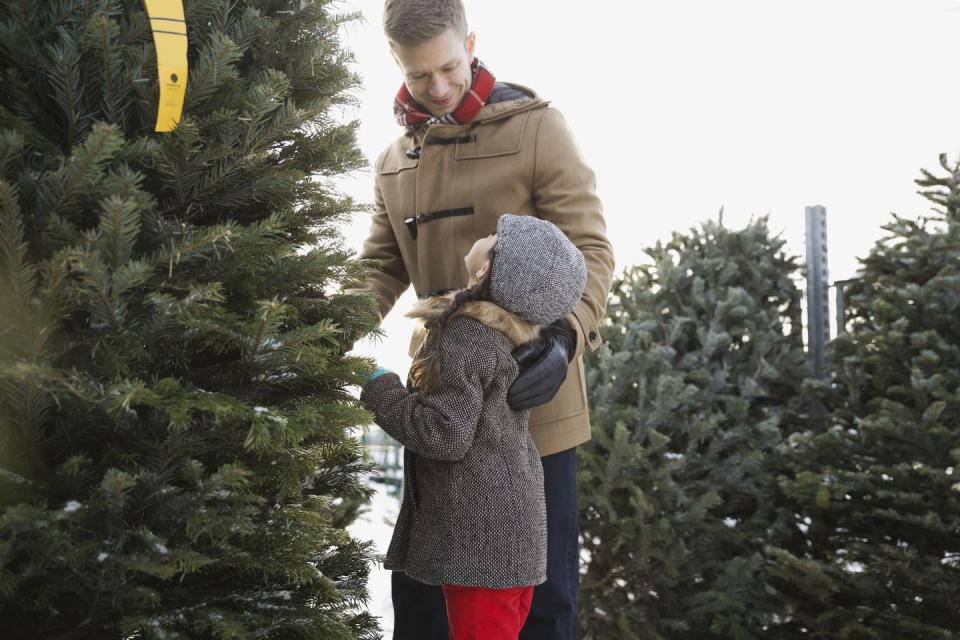 27) Pick out a Christmas tree together.