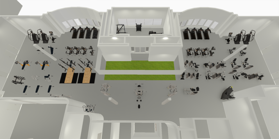 A sketch of the third floor of the new The Ridge YMCA at Capital Credit Union that is scheduled to open in the spring of 2023.