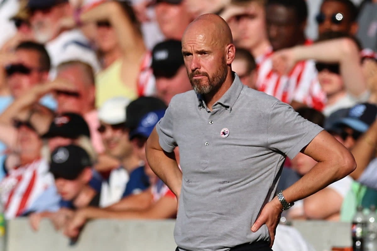 In charge: Erik ten Hag  (REUTERS)