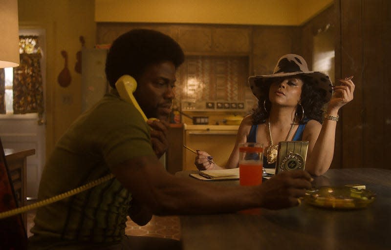 Kevin Hart as Gordon “Chicken Man” Williams, Taraji P. Henson as Vivian Thomas - Photo: Peacock