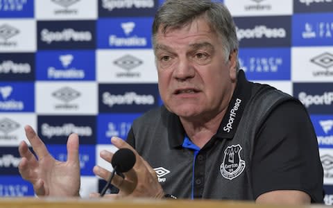 Allardyce insists the survey has not affected his future - Credit: EVERTON FC