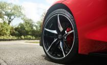 <p>Initially, Toyota will deliver Supras on 19-inch wheels shod with Michelin Pilot Super Sport summer tires measuring 255/35ZR-19 in front and 275/35ZR-19 in the rear.</p>