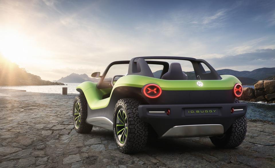 <p>Volkswagen even says that the I.D. Buggy's body could be easily removed from the platform, hypothetically making it something of a kit-car setup like many old dune buggies.</p>