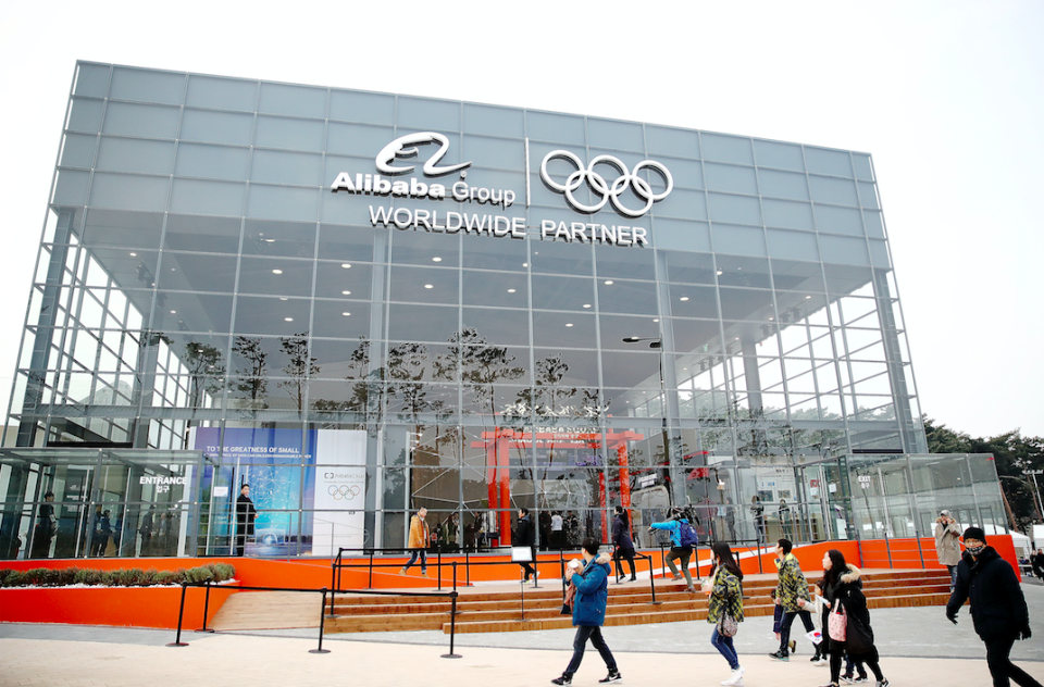 Alibaba is one of the Olympics top corporate sponsors.