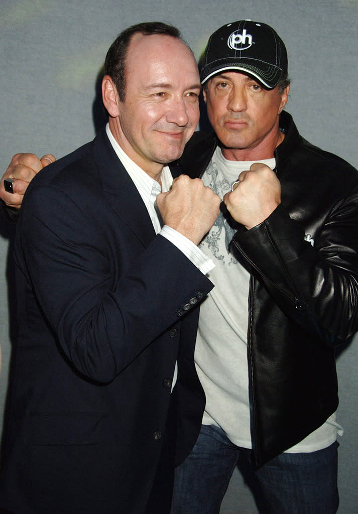 With Kevin Spacey at the Planet Hollywood Resort & Casino Gala in 2007