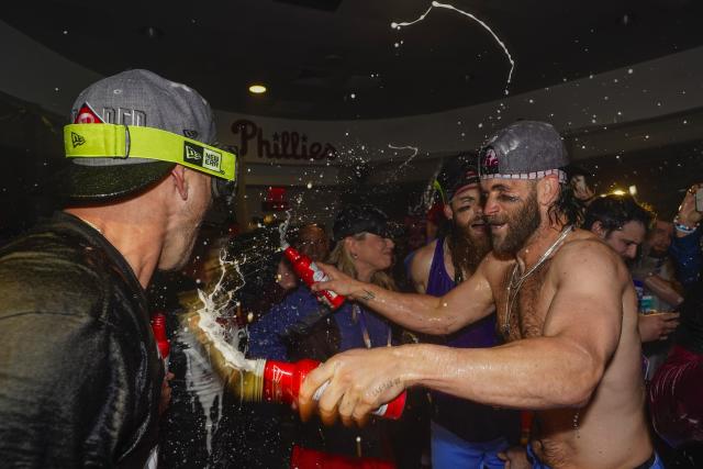 Castellanos hits 2 homers, Phillies advance to NLCS