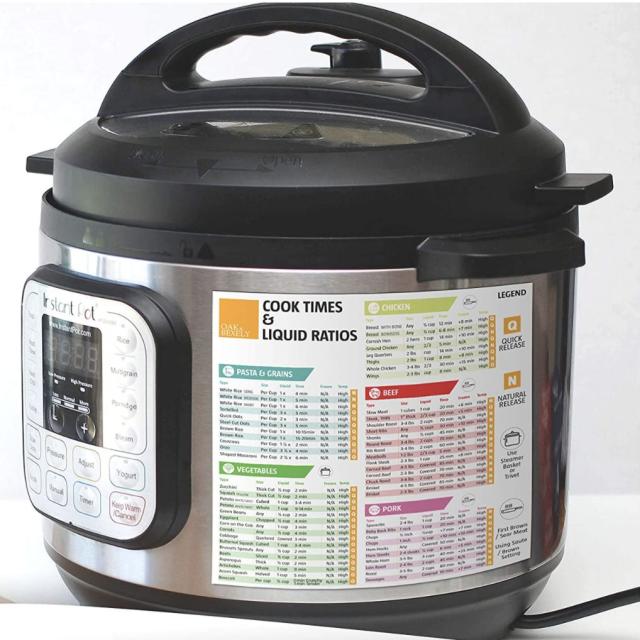 Don't know how to use your Instant Pot? This cheat sheet can help, an it's  on sale for less than $10
