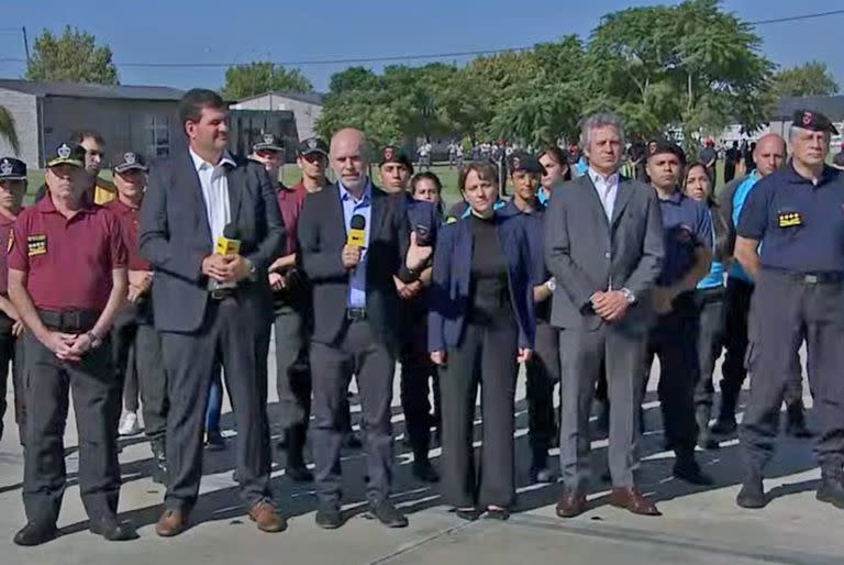 Horacio Rodríguez Larreta presenta  a Eugenio Burzaco, nuevo ministro de Justicia y Seguridad de la Ciudad.