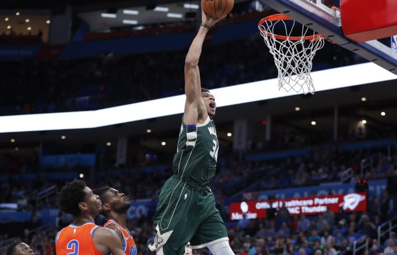 NBA: Milwaukee Bucks at Oklahoma City Thunder