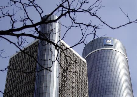 The General Motors world headquarters is seen in downtown Detroit, Michigan in this file photo taken on May 31, 2009. REUTERS/Rebecca Cook