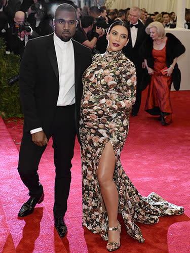 Kanye West and Kim Kardashian