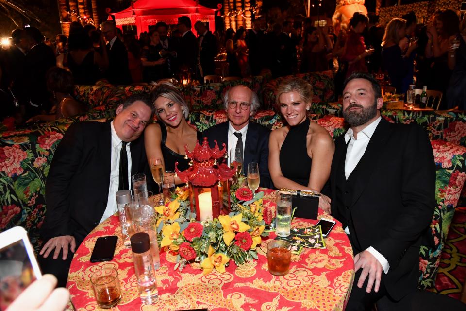 Ellos compartieron con Jeff Garlin, Charissa Thompson y Larry David.