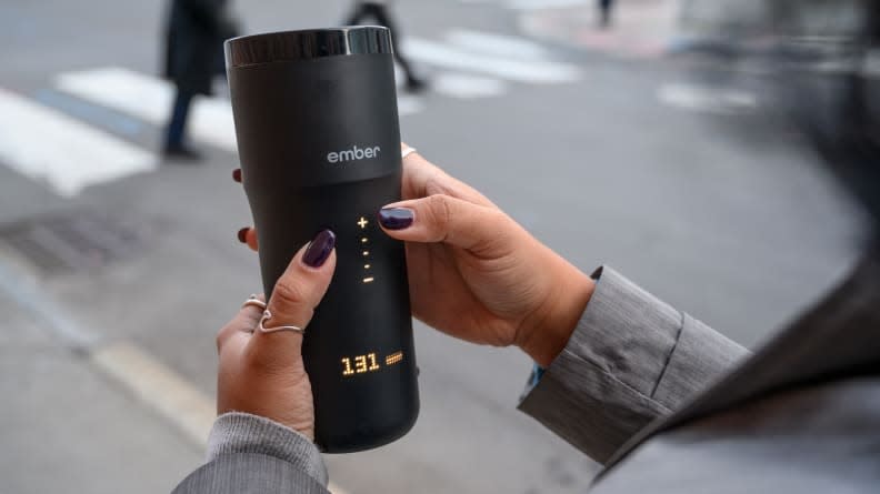 The Ember lets you control the temperature of your drink down to the last drop.
