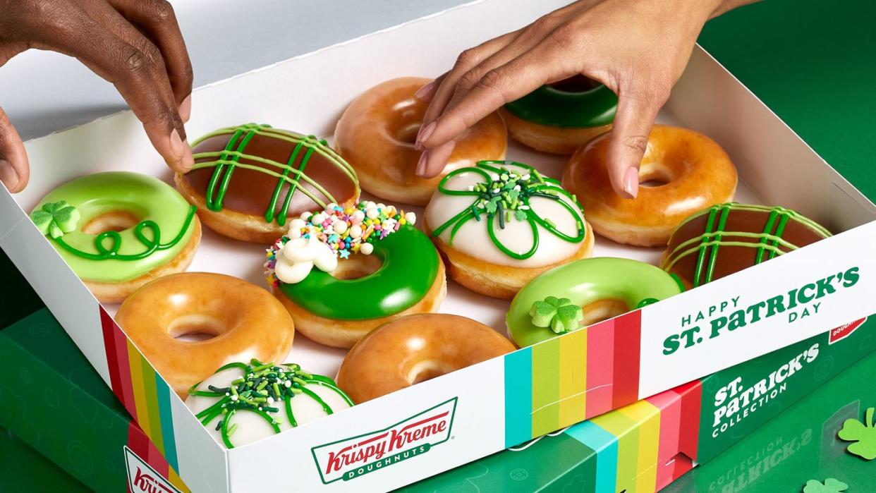 krispy kreme st patrick's day donuts