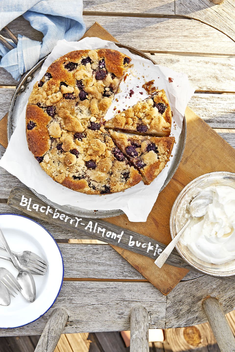 Blackberry Almond Buckle