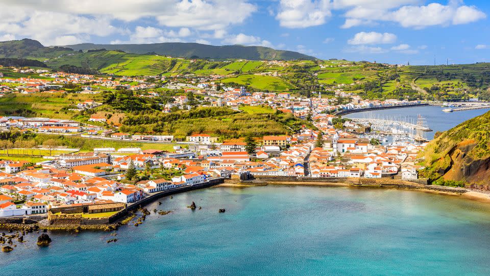 Average airfare to Horta, in Portugal's Azores archipelago, is $1,205 for fall. That's down more than $700 from summer, a decline of 37%. - Thomas H. Mitchell/500px/Getty Images