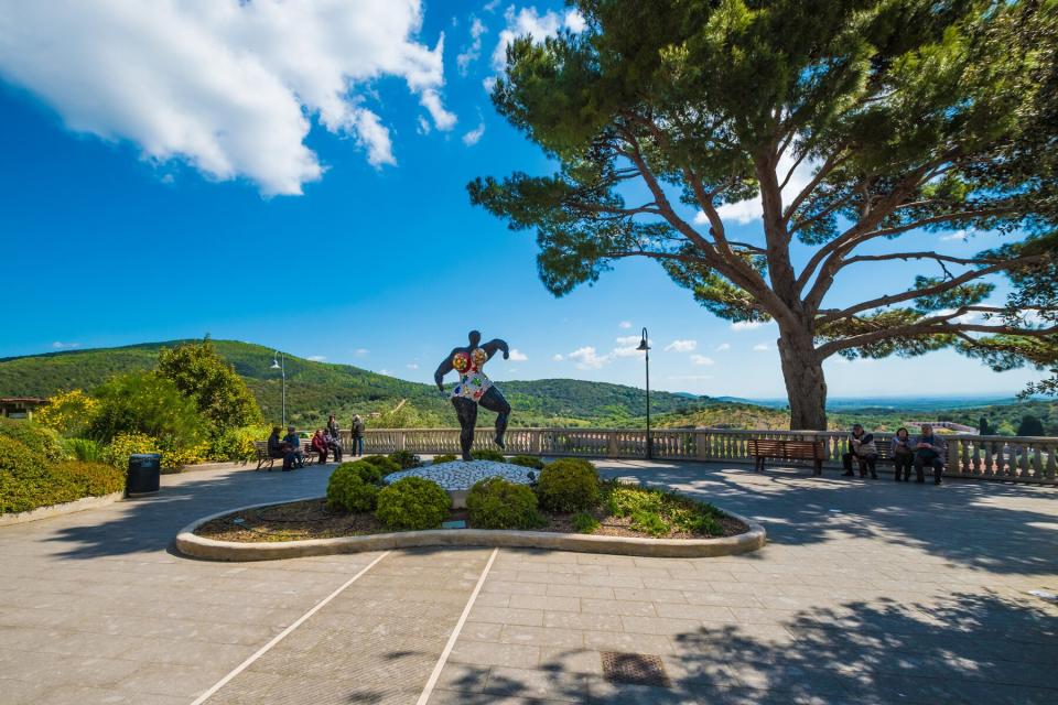 The historic center of the medieval town in Tuscany region, very famous culturally in the Renaissance period.