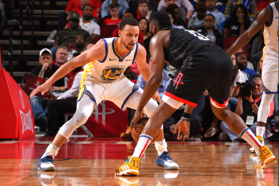 The Rockets, not concerned about the Clippers or bulletin-board fodder, have made travel plans to play the Warriors. (Getty)