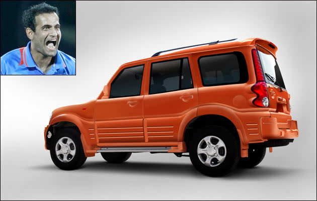 In honor of his zodiac sign, Irfan Pathan drives a Mahindra Scorpio.