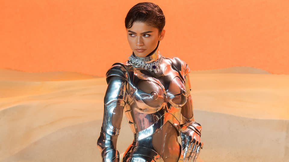Mugler's 1995 robot suit had not been worn for years before it was loaned to Zendaya for the 