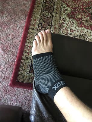 A comfy compression foot sleeve if you're dealing with uncomfortable foot pain