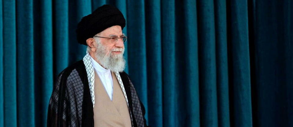 L'ayatollah Ali Khamenei accuse les États-Unis et Israël d'être la source des manifestations en Iran.  - Credit:IRANIAN LEADER PRESS OFFICE / HA / ANADOLU AGENCY / Anadolu Agency via AFP