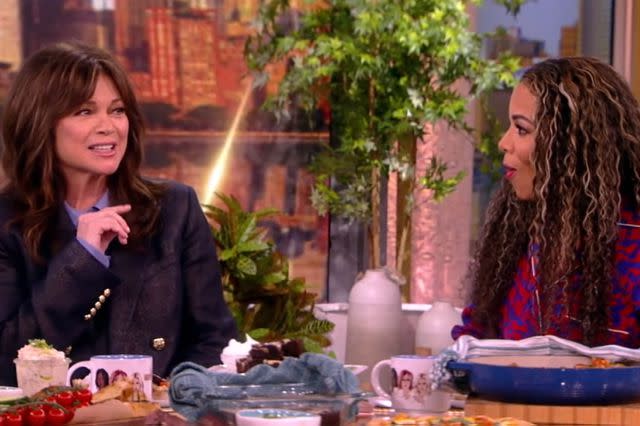 <p>ABC</p> Valerie Bertinelli and Sunny Hostin on 'The View'