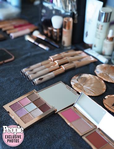 <p>Megan Moroney</p> Charlotte Tilbury Beauty products used for Megan Moroney's 2023 CMA Awards glam