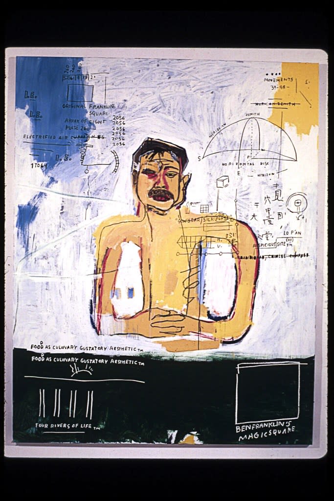 Jean-Michel Basquiat Portrait of Michael Chow (1985) Acrylic on canvas