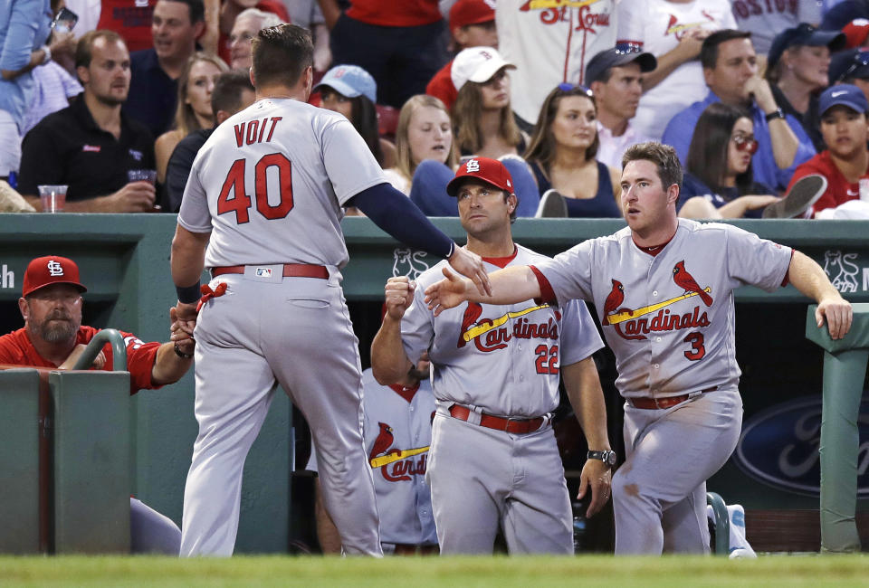 Luke Voit (40) (AP Photo/Charles Krupa)