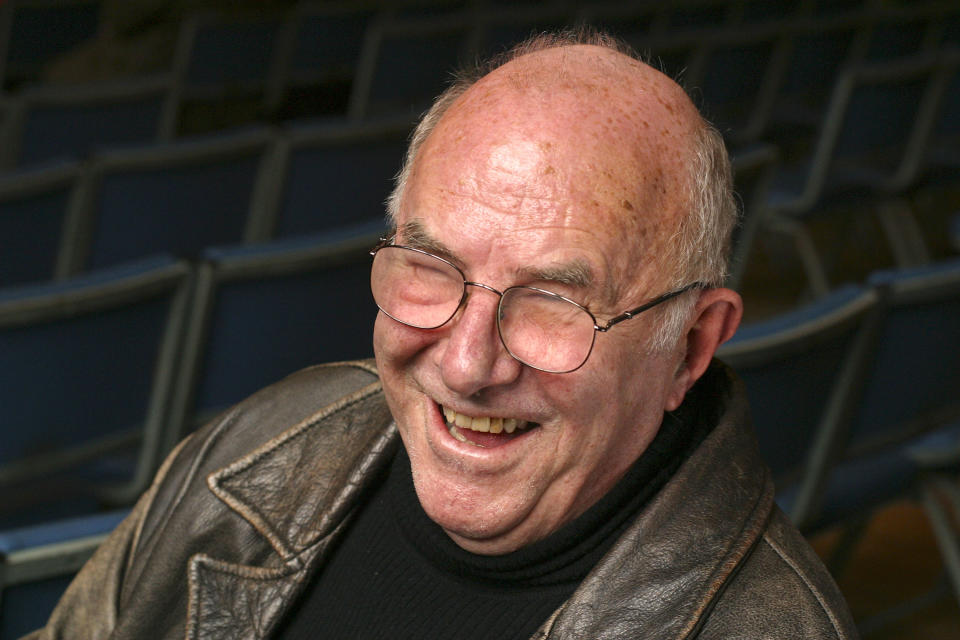 OXFORD, ENGLAND - MARCH 28:  Author, critic and TV presenter Clive James poses for a portrait at the annual "Sunday Times Oxford Literary Festival" held at the Oxford Union March 28, 2004 in Oxford, England. James' latest book is titled, "Even as We Speak."  (Photo by David Levenson/Getty Images)