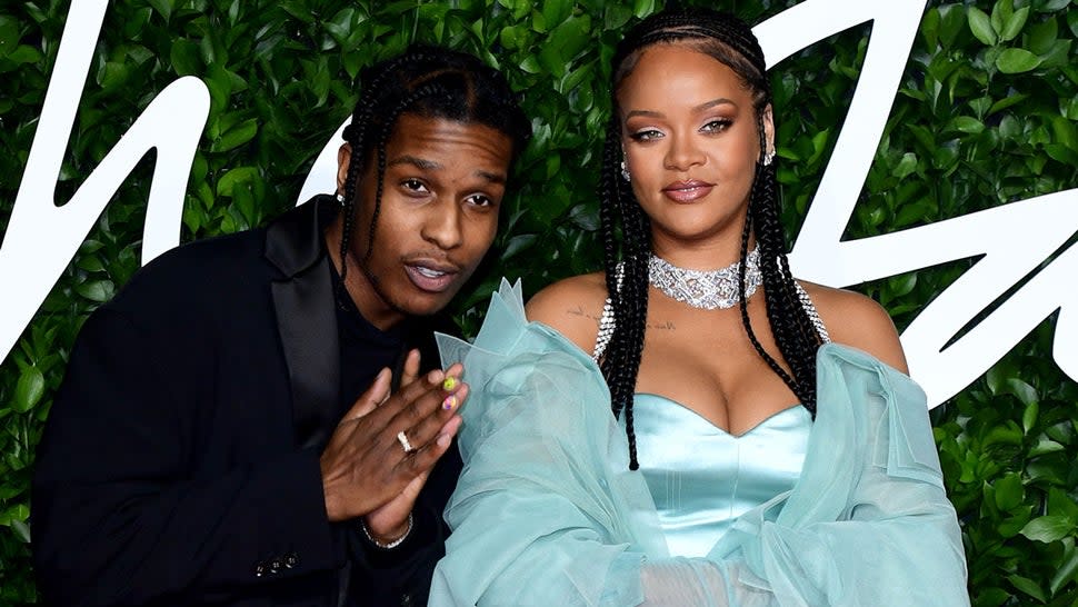 A$AP Rocky and Rihanna