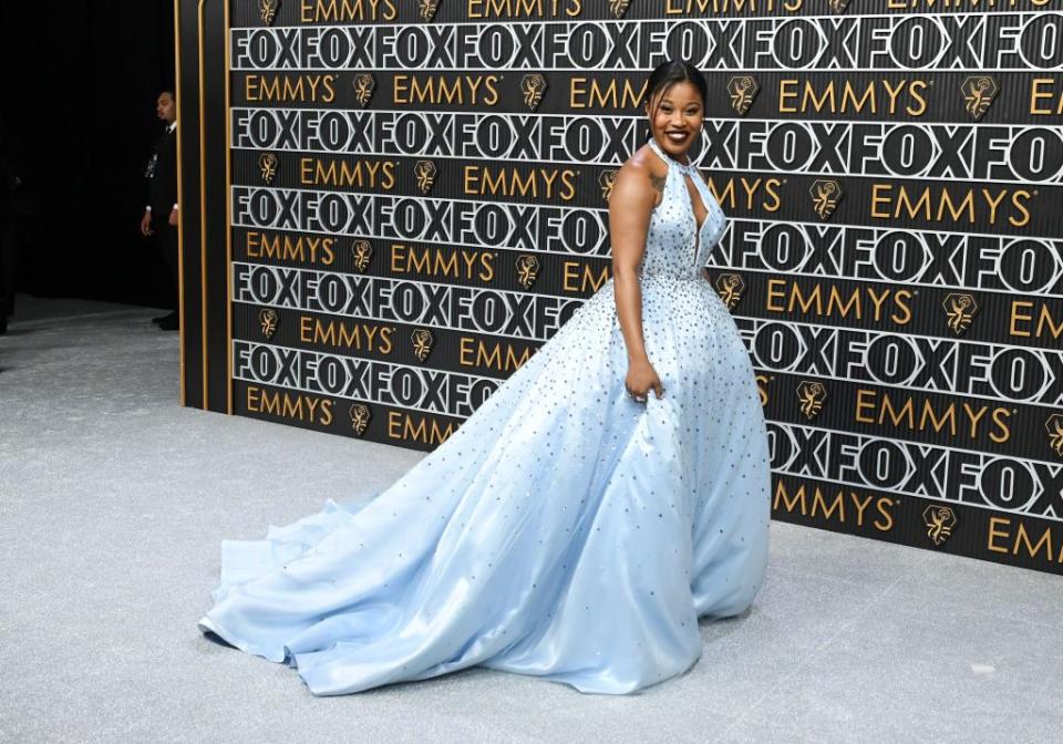 75th primetime emmy awards arrivals dominique fishback