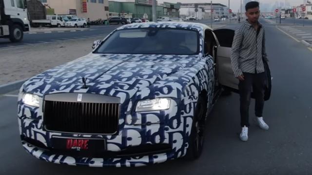 Rolls-Royce With Dior Wrap is Expensive And Tacky